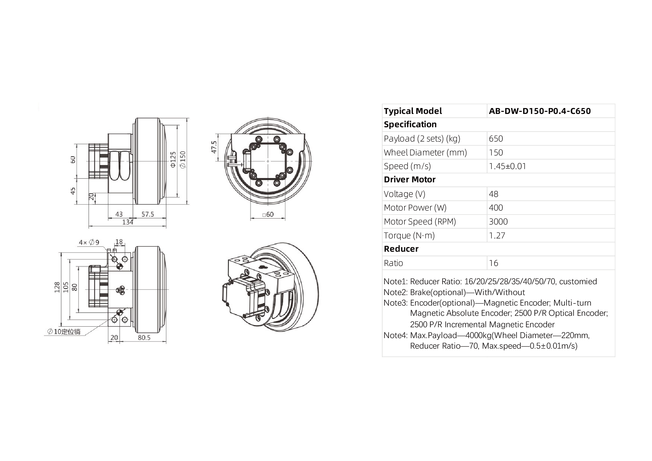 AB-DW-D150-P0.4-C650